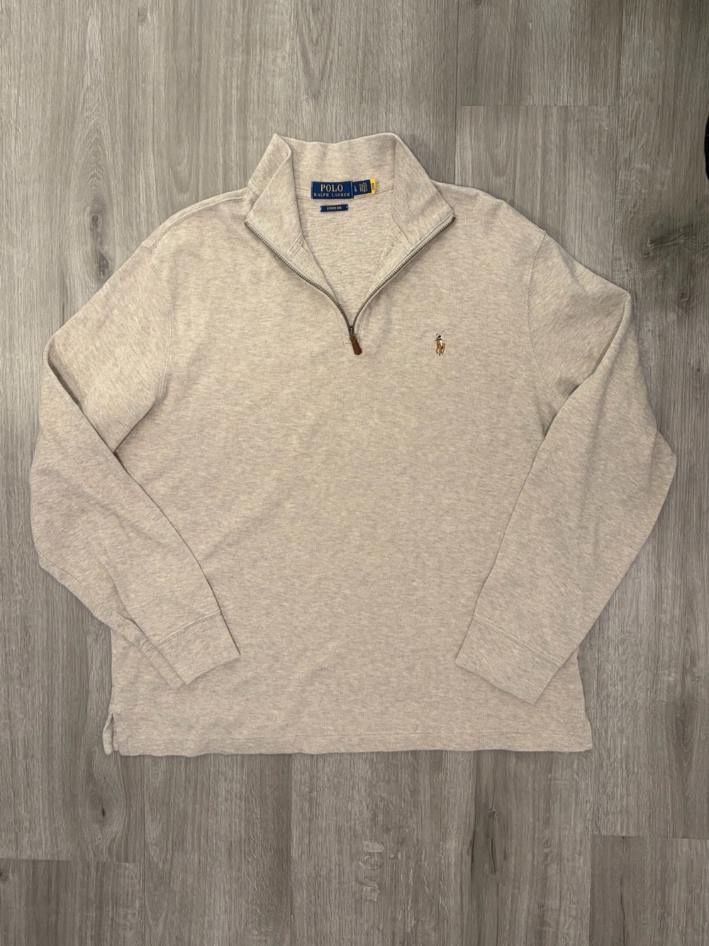 Polo Ralph Lauren Estate Rib Quarter Zip Pullover- Large